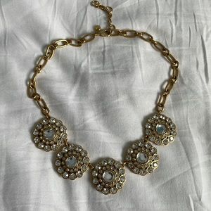 J. Crew Floral Statement Necklace